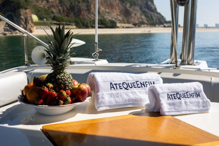 a boat sitting on top of a table