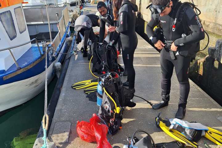 a group of people on a boat
